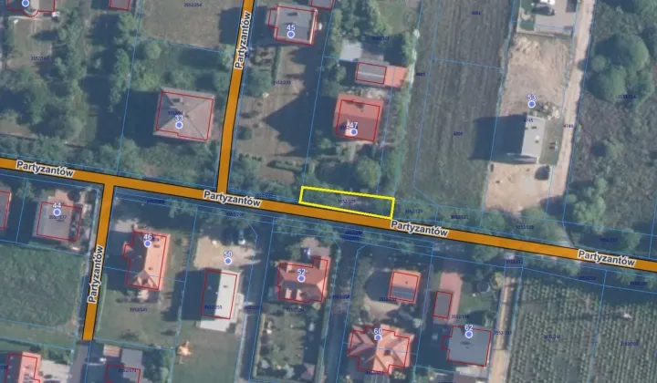 Działka inna Brzeszcze, ul. Partyzantów
