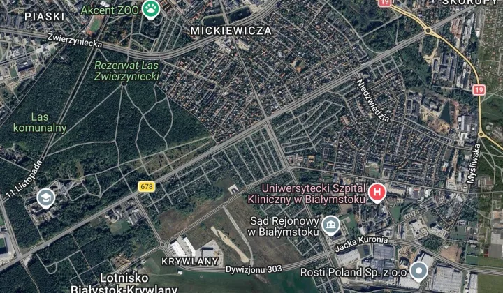 Działka rod Białystok Dojlidy, ul. Konstantego Ciołkowskiego