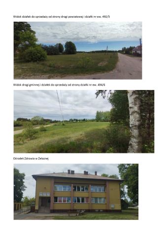 Działka rolno-budowlana Parciaki. Zdjęcie 3