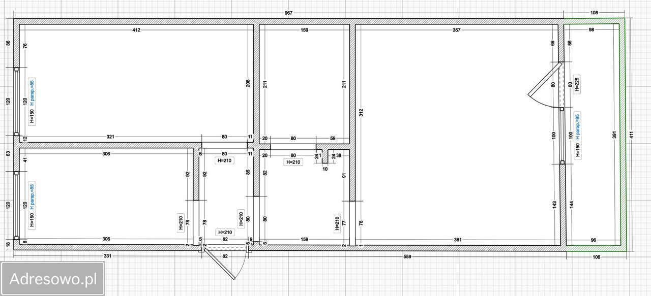Mieszkanie 2-pokojowe Zabrze, ul. Franciszkańska. Zdjęcie 8