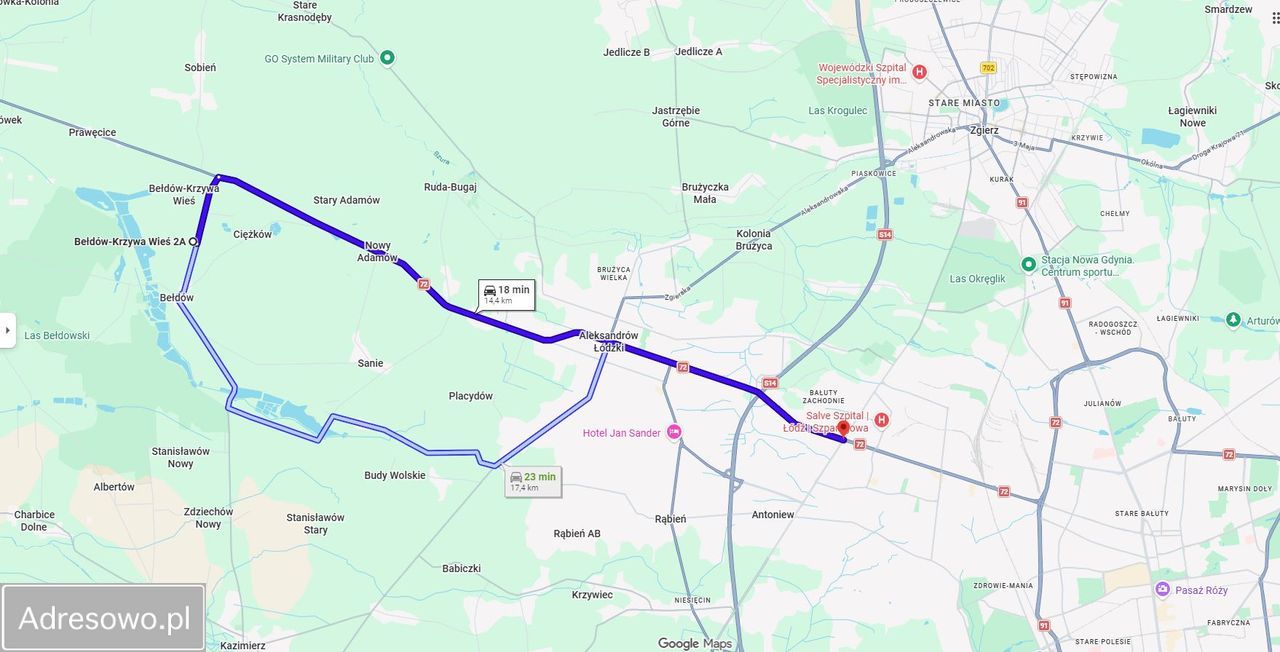 Działka budowlana Bełdów-Krzywa Wieś. Zdjęcie 6