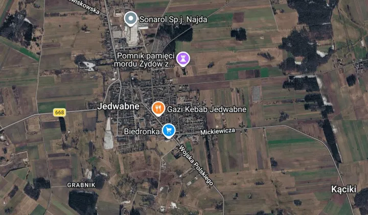 Działka budowlana Jedwabne, ul. Tadeusza Kościuszki