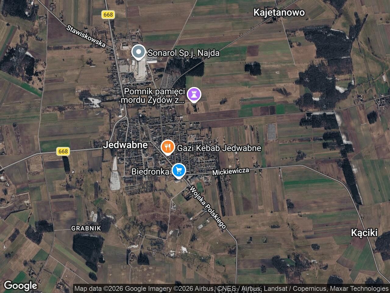 Działka budowlana Jedwabne, ul. Tadeusza Kościuszki. Zdjęcie 1