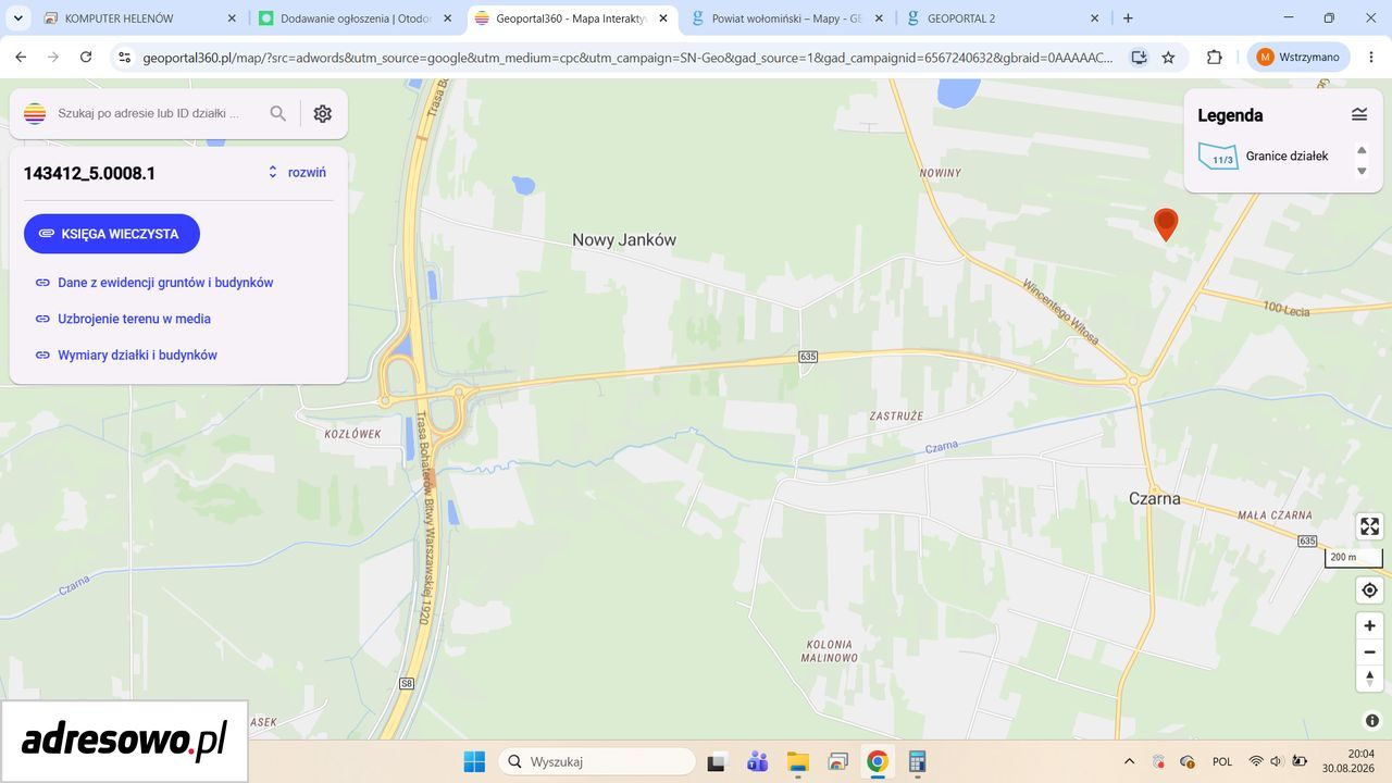 Działka inwestycyjna Czarna. Zdjęcie 3