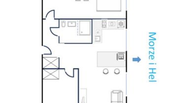 Mieszkanie 3-pokojowe Sopot Kamienny Potok, ul. Henryka Sienkiewicza