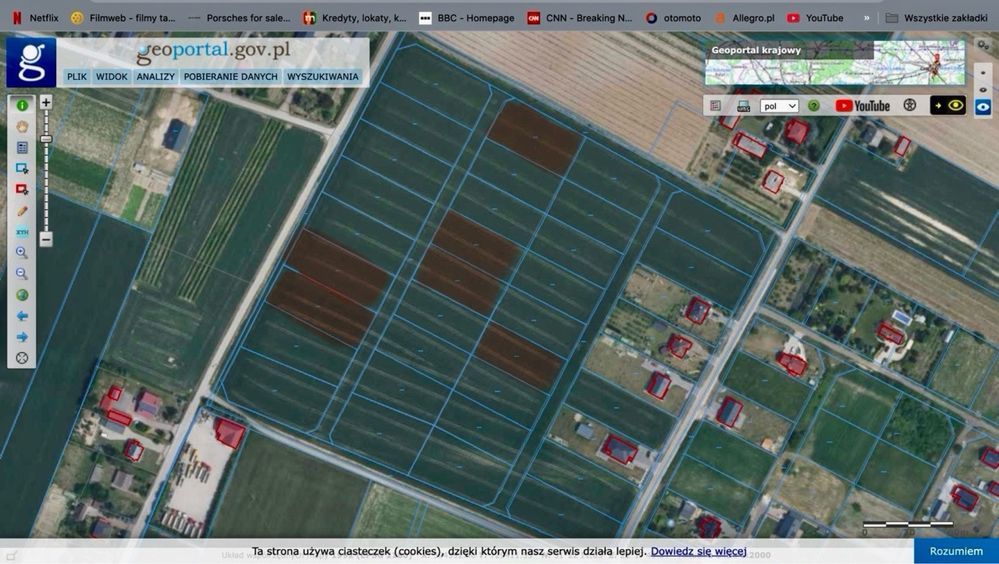 Działka budowlana Zagrody. Zdjęcie 2