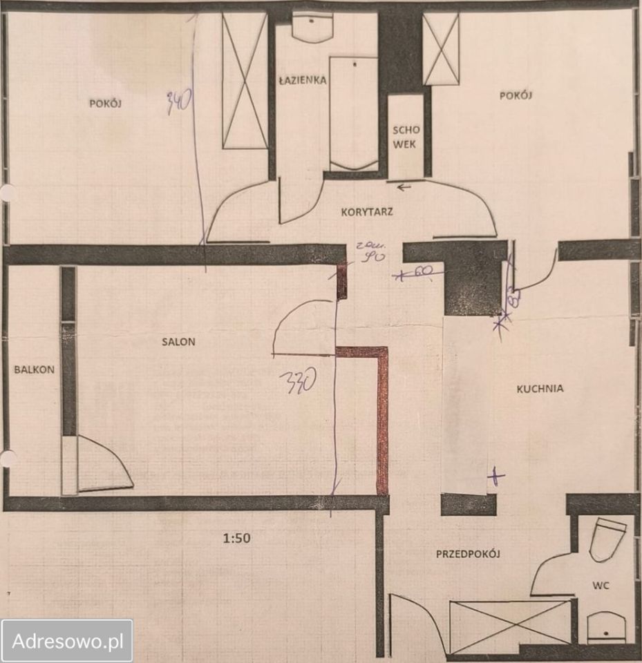 Mieszkanie 3-pokojowe Poznań Ogrody, ul. Szpitalna. Zdjęcie 7