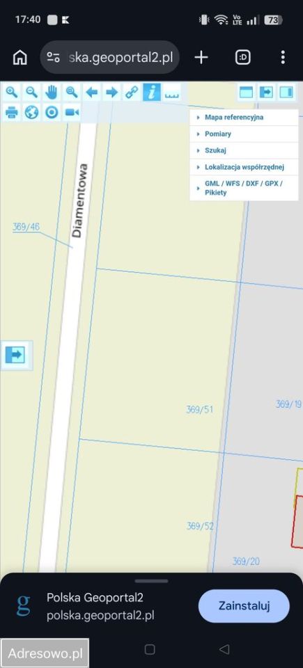 Działka budowlana Mostówka, ul. Diamentowa. Zdjęcie 2