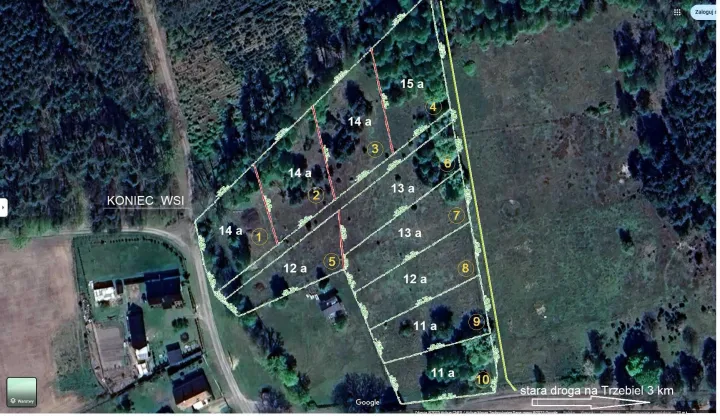 Działka budowlana Siedlec Bukowina