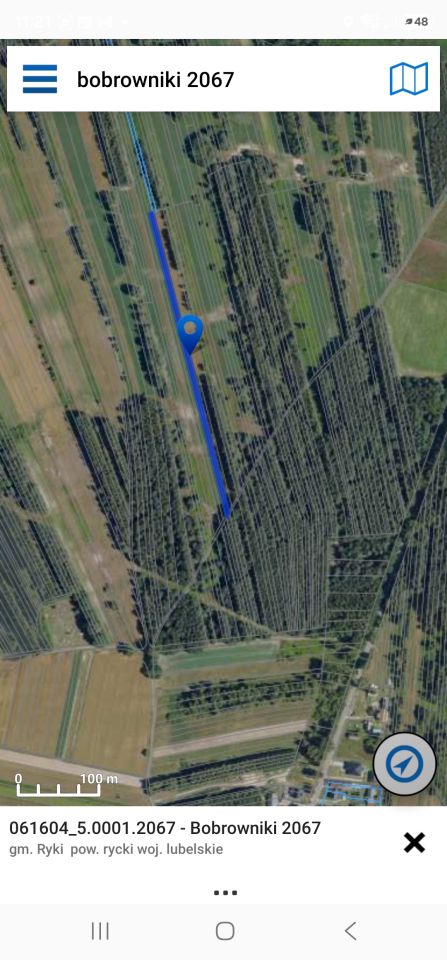 Działka rolna Bobrowniki, Brak nazwy ulicy. Zdjęcie 3