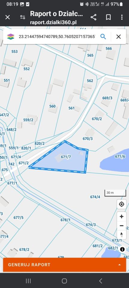 Działka budowlana Sitaniec-Wolica