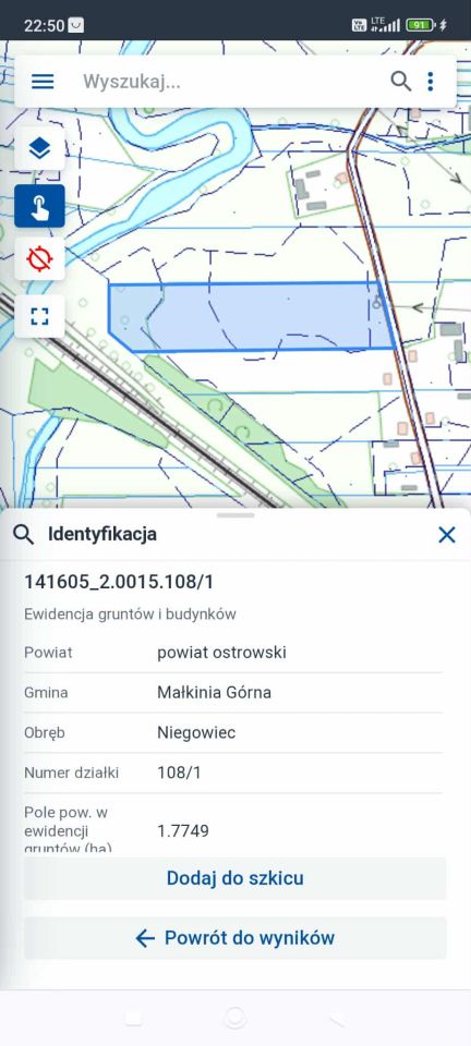 Działka rolno-budowlana Niegowiec. Zdjęcie 2