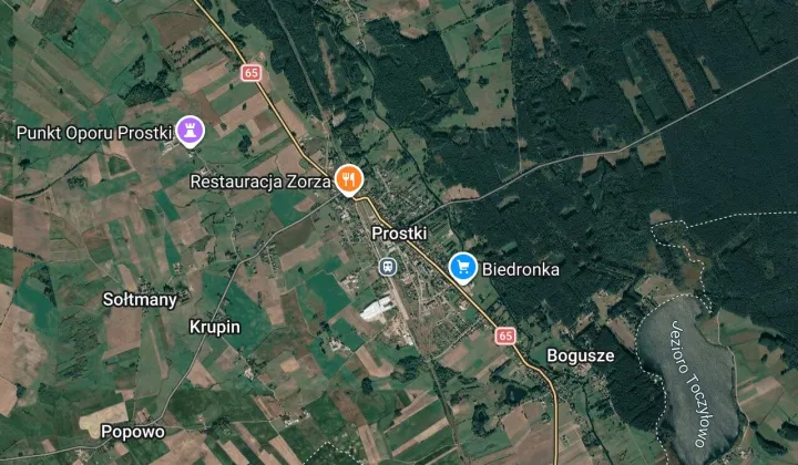 Działka budowlana Prostki Bogusze