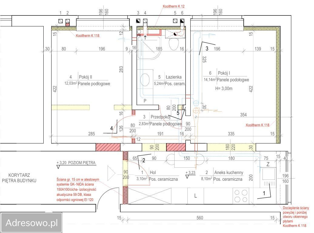 Mieszkanie 2-pokojowe Szczecin Prawobrzeże, ul. Przestrzenna. Zdjęcie 16