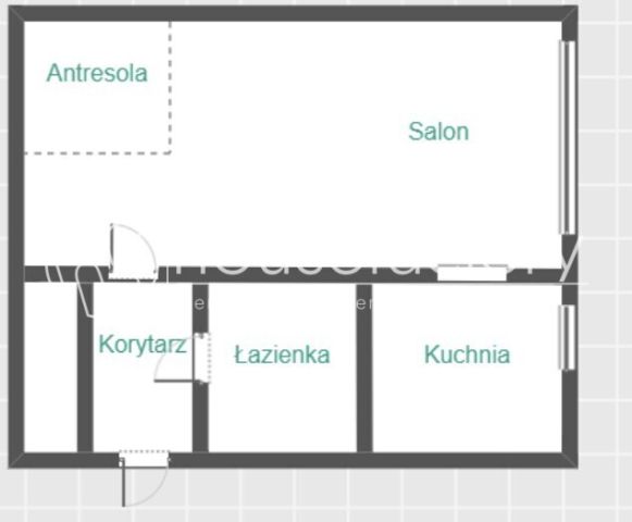 Mieszkanie 1-pokojowe Łódź Polesie, ul. Cmentarna. Zdjęcie 10