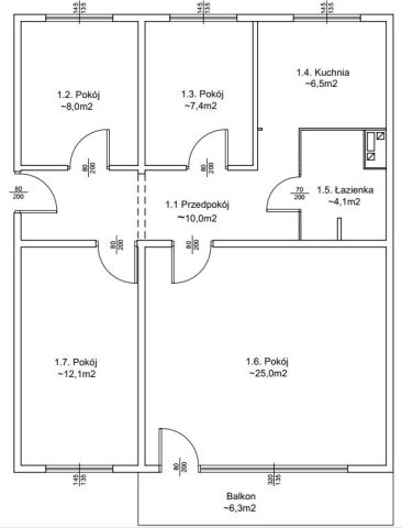 Mieszkanie 4-pokojowe Toruń Na Skarpie, ul. Szarych Szeregów. Zdjęcie 24