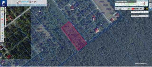 Działka budowlana Tkaczewska Góra. Zdjęcie 1