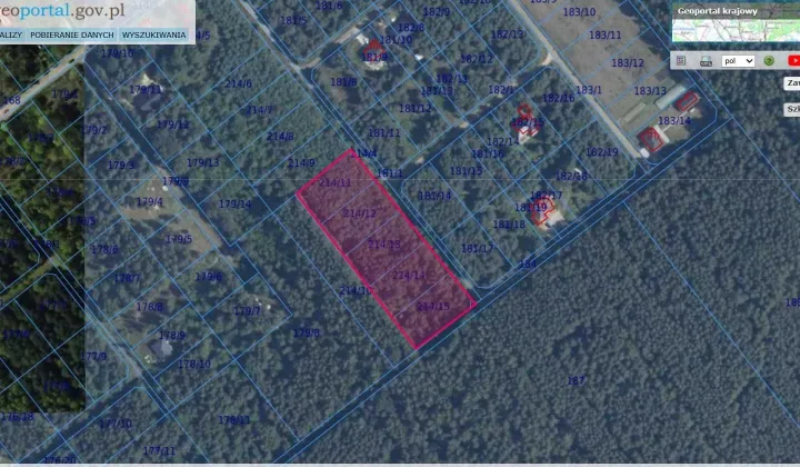 Działka budowlana Tkaczewska Góra