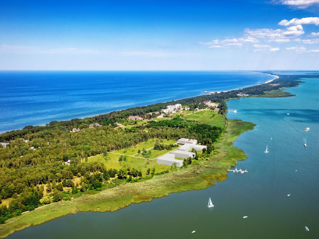 Mieszkanie 1-pokojowe Mielno Unieście, ul. Sosnowy Las. Zdjęcie 2