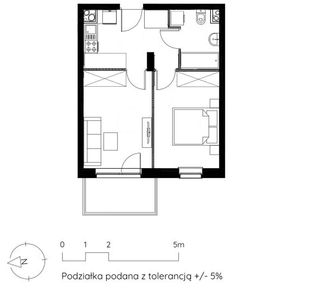 Mieszkanie 2-pokojowe Lublin Śródmieście. Zdjęcie 7