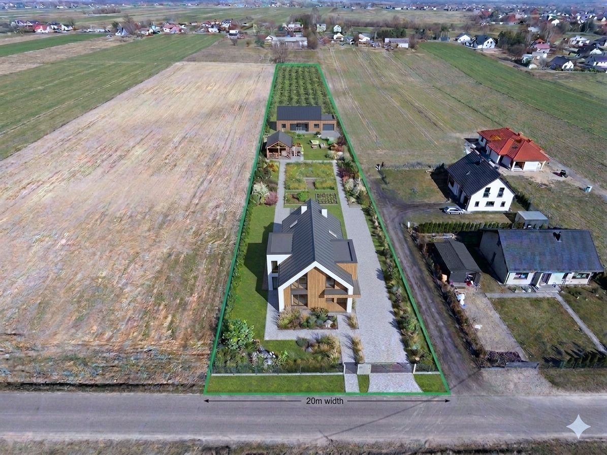 Działka rolno-budowlana Niedrzwica Duża, ul. Cicha. Zdjęcie 3