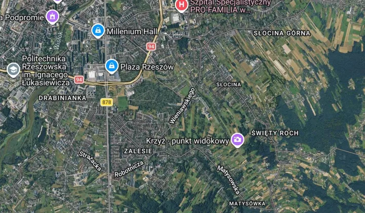Działka rod Rzeszów, ul. Henryka Wieniawskiego