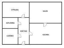 dom wolnostojący, 3 pokoje Nowy Kamień. Zdjęcie 3