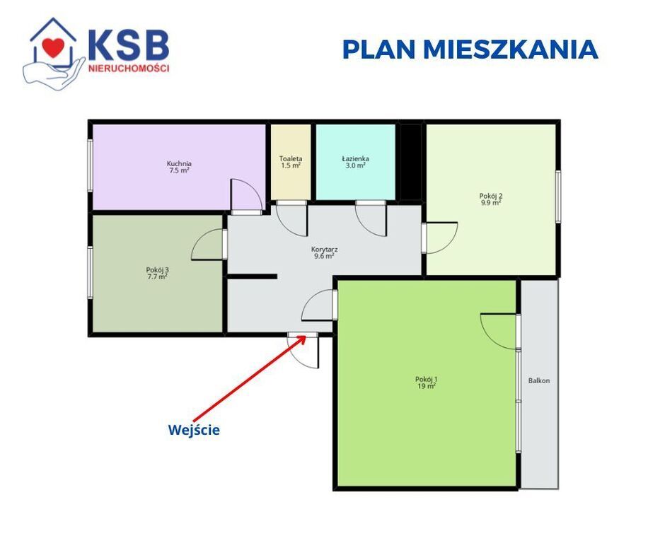 Mieszkanie 3-pokojowe Ostrowiec Świętokrzyski Stawki, os. Stawki. Zdjęcie 20