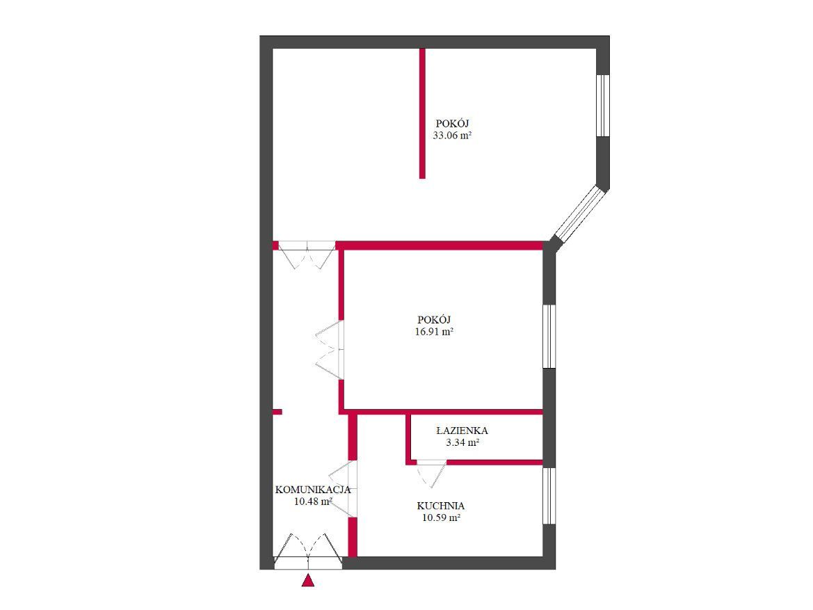 Mieszkanie 3-pokojowe Łódź Śródmieście, ul. Henryka Sienkiewicza. Zdjęcie 12