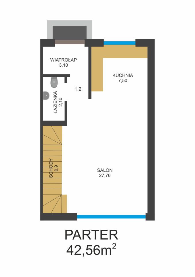 bliźniak, 4 pokoje Zalesie Górne, ul. Polna. Zdjęcie 6