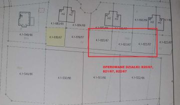 Działka budowlana Jastrzębie-Zdrój Bzie Zameckie, ul. Zamecka
