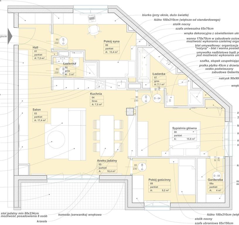 Mieszkanie 4-pokojowe Warszawa Żoliborz, ul. Ludwika Rydygiera. Zdjęcie 17