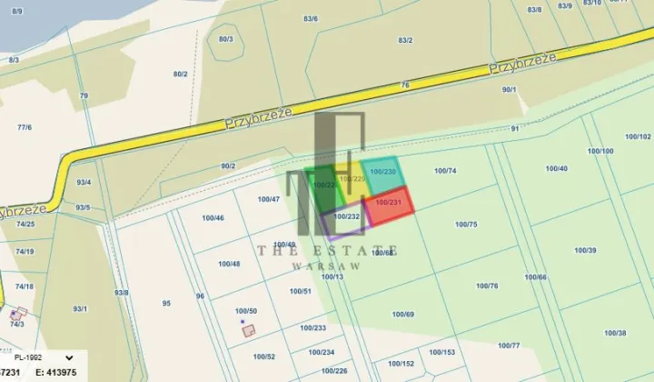 Działka budowlana Sarbsk, ul. Przybrzeże