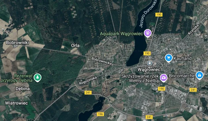 Działka budowlana Wągrowiec Osada, ul. Bobrownicka