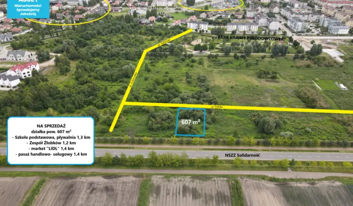 Działka budowlana Pruszcz Gdański, ul. Polska