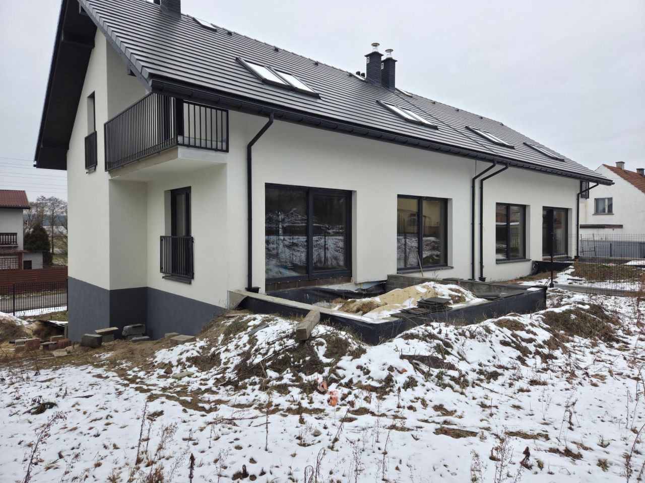 bliźniak, 6 pokoi Sierakowice, ul. Wiejska. Zdjęcie 2