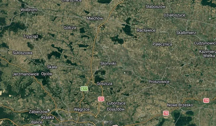 Działka inwestycyjna Słomniki