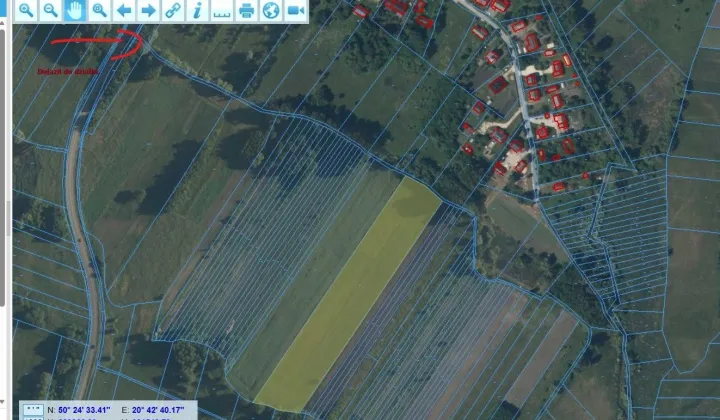 Działka rolna Łatanice