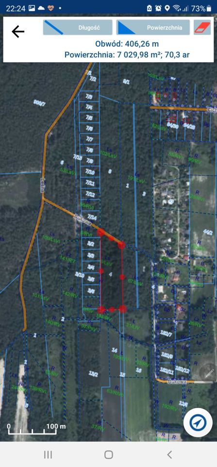 Działka leśna Jedlicze B, ul. Bukowa. Zdjęcie 4