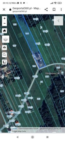 Działka budowlana Obrębizna. Zdjęcie 1