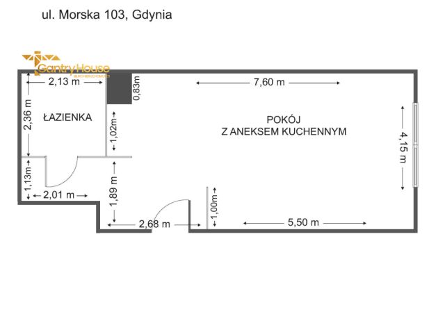 Mieszkanie 1-pokojowe Gdynia Grabówek, ul. Morska. Zdjęcie 15