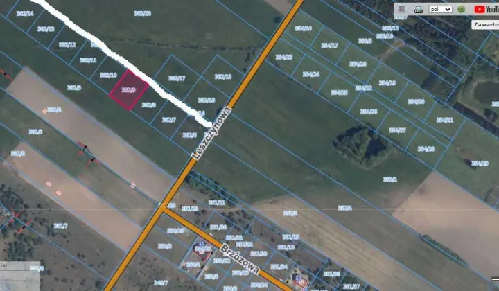 Działka budowlana Jeziorko