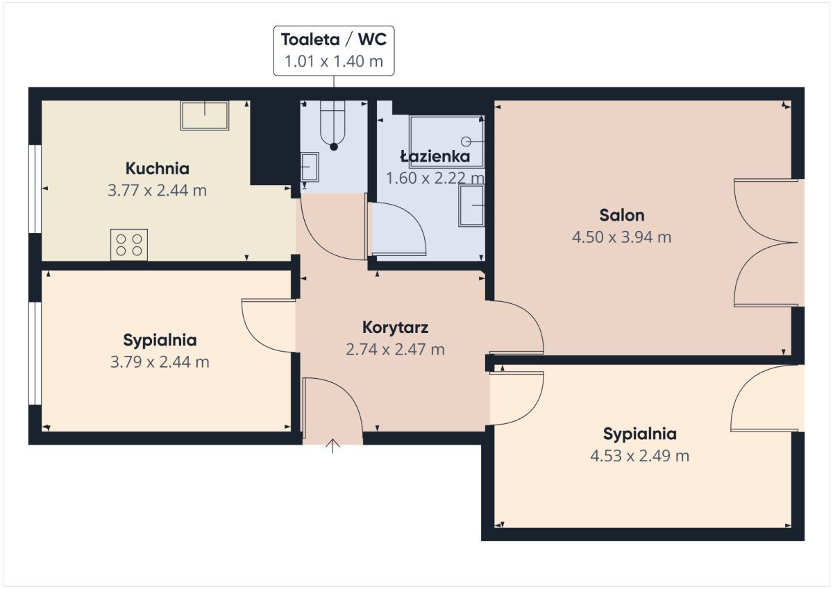 Mieszkanie 3-pokojowe Pruszcz Gdański, ul. Jana z Kolna. Zdjęcie 23