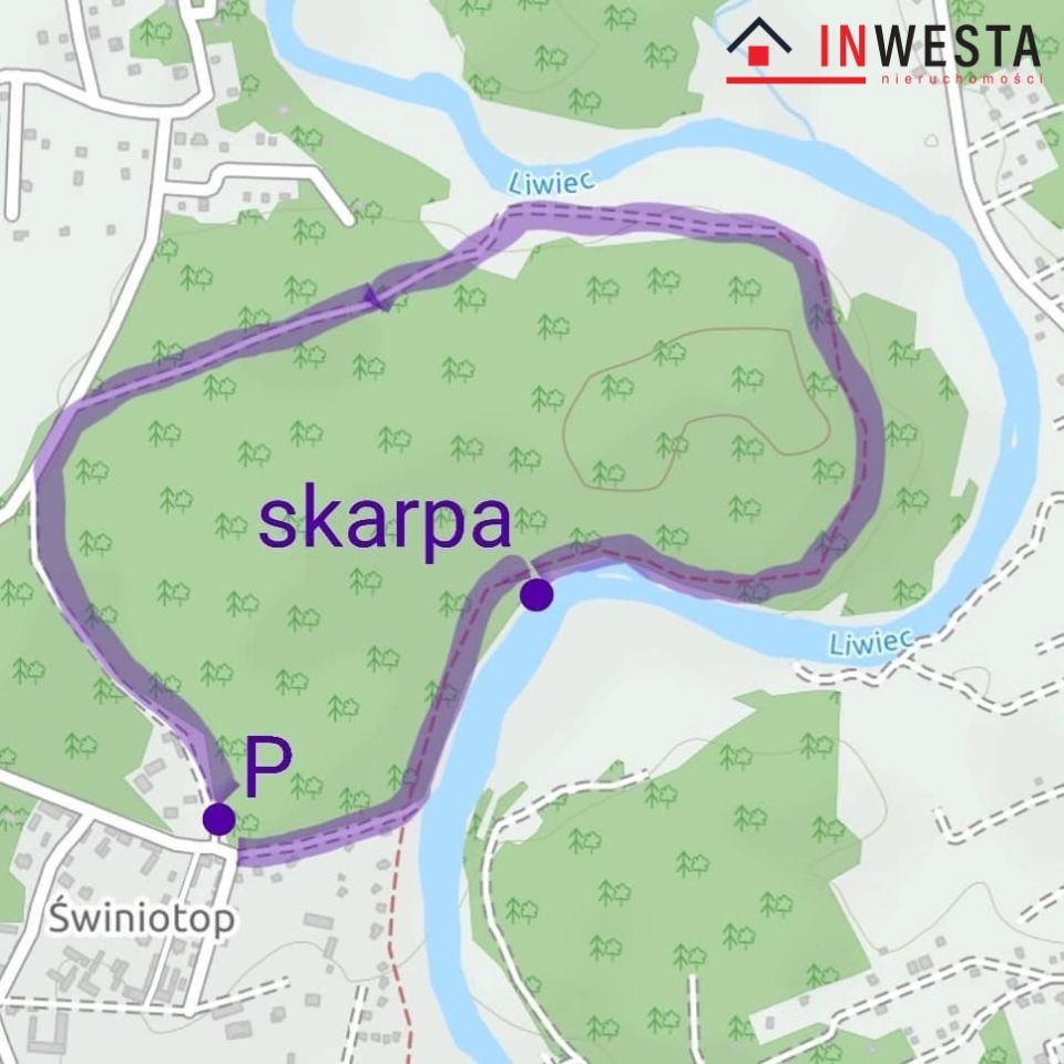 Działka leśna Świniotop. Zdjęcie 5