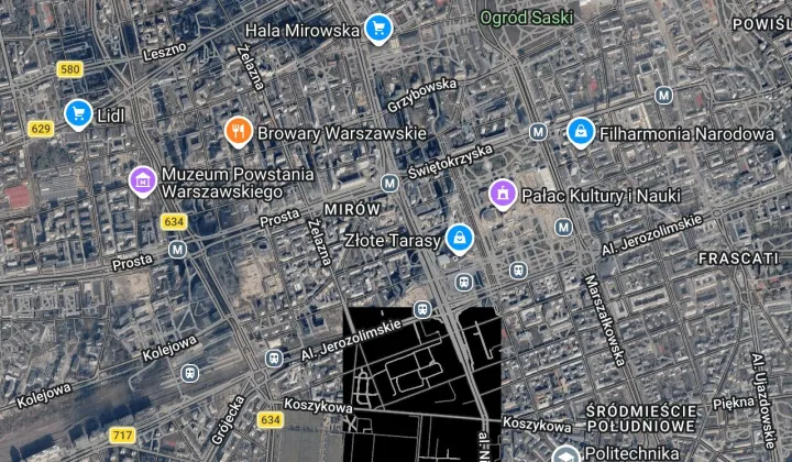 Mieszkanie 1-pokojowe Warszawa Wola, ul. Sienna