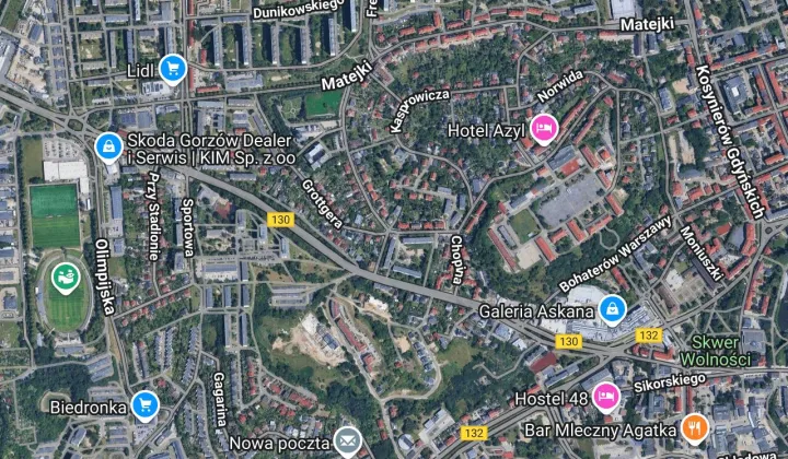 Mieszkanie 1-pokojowe Gorzów Wielkopolski, ul. Adama Asnyka