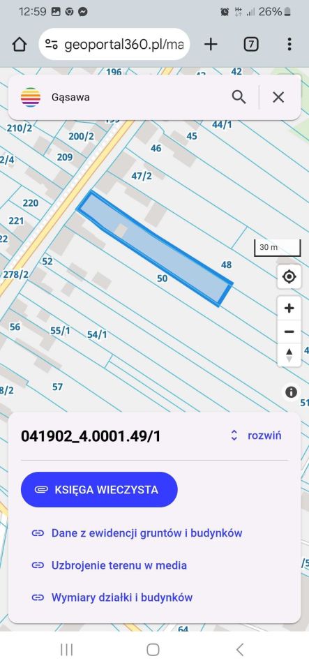 Działka budowlana Gąsawa, ul. Trzemeszeńska. Zdjęcie 3