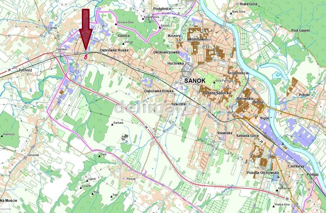 Działka inwestycyjna Sanok, ul. Piastowska. Zdjęcie 5