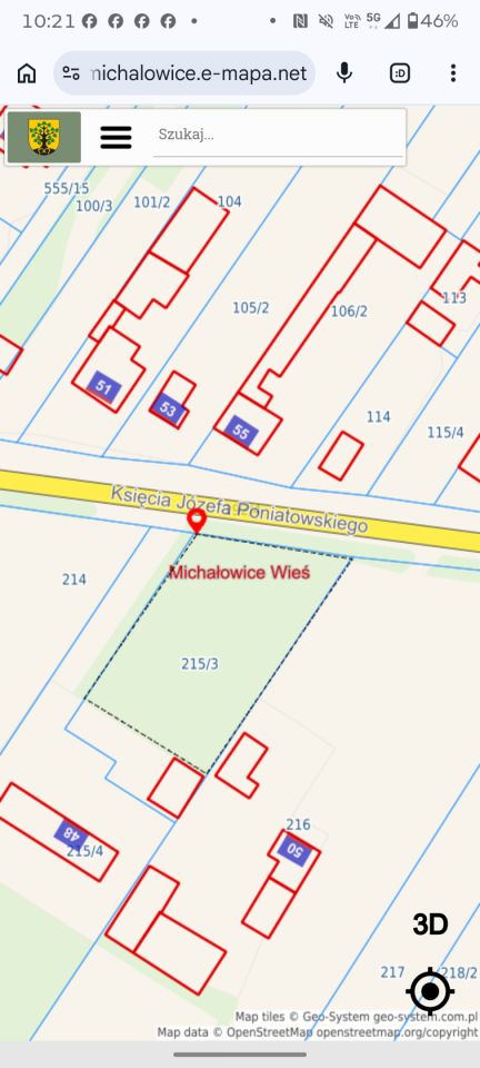 Działka budowlana Michałowice-Wieś, ul. Księcia Józefa Poniatowskiego. Zdjęcie 2