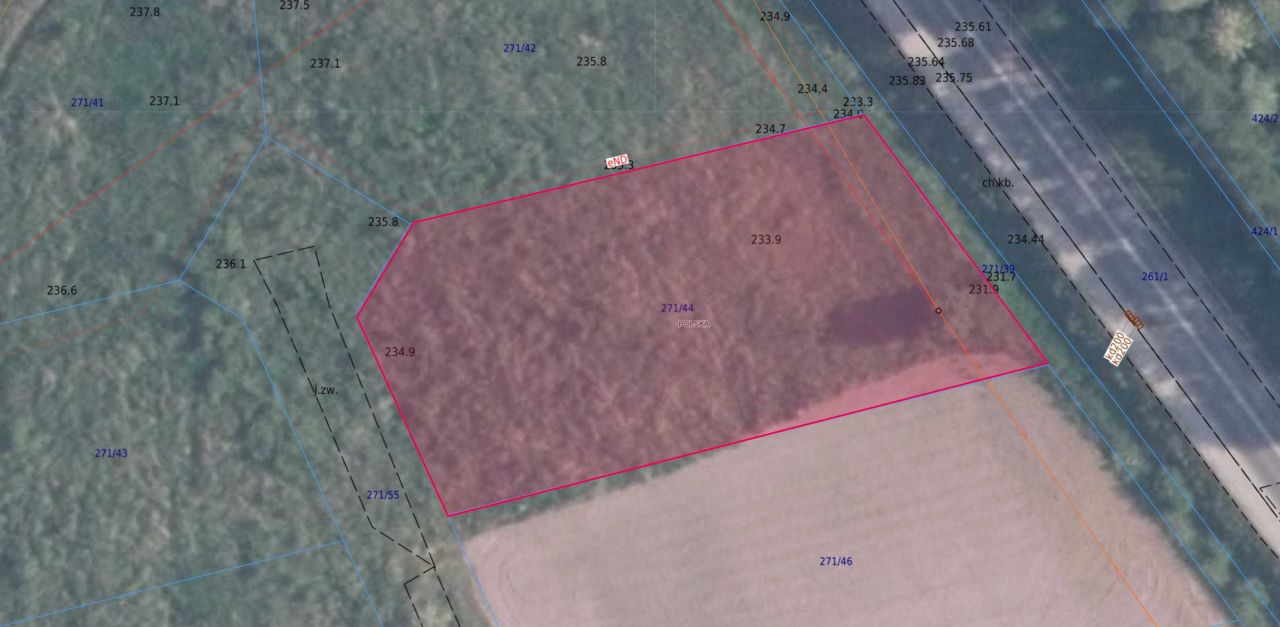 Działka inwestycyjna Zabłędza. Zdjęcie 2